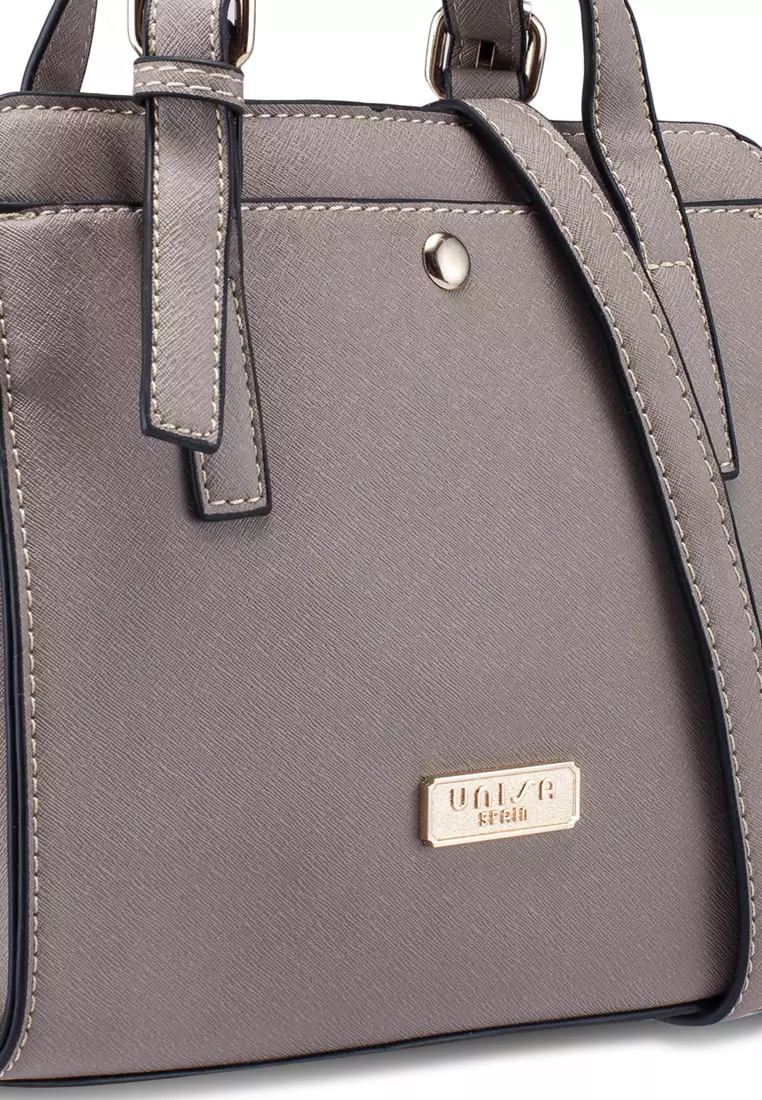 Saffiano Convertible Satchel