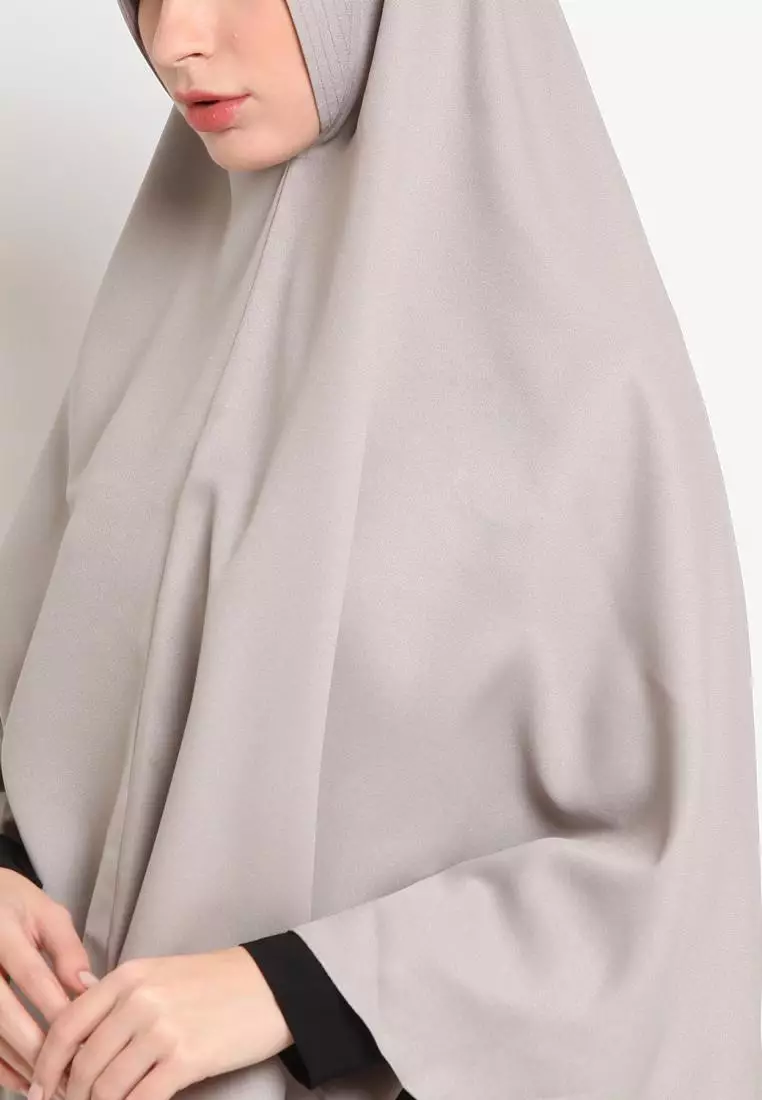 Hilya Khimar Instan Hijab Syari - Silver