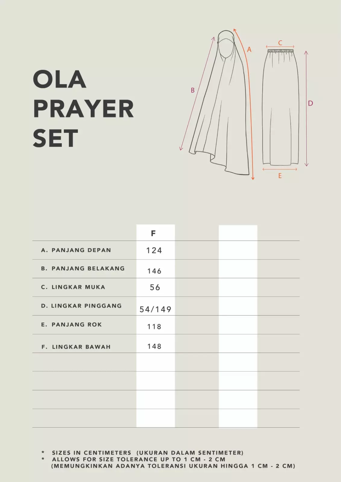 Kami Ola Regular Prayer Set Navy