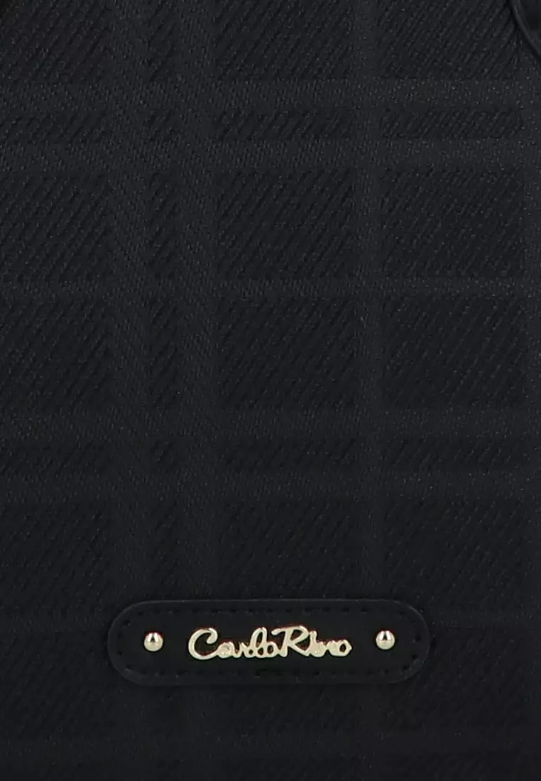 CR Brushed Plaid Top Handle II - Black