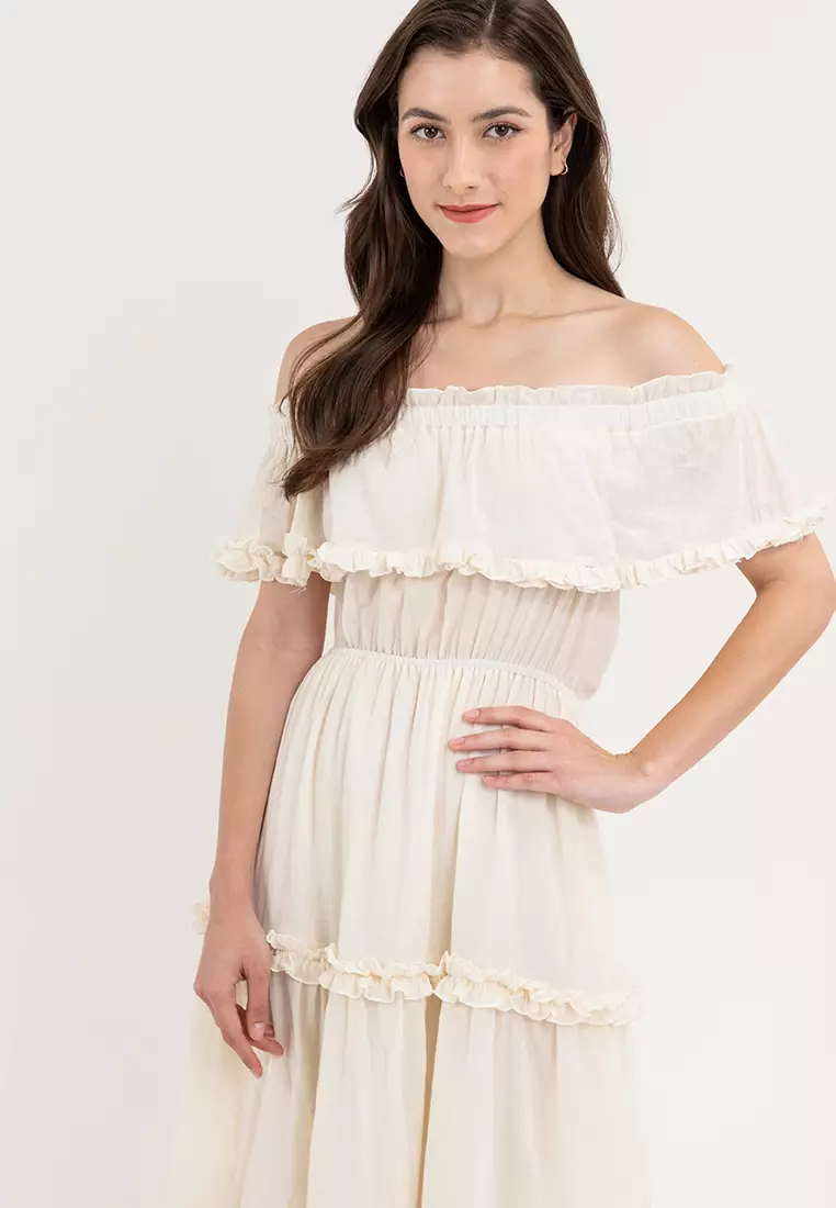 Alessandra Off Shouder Dress