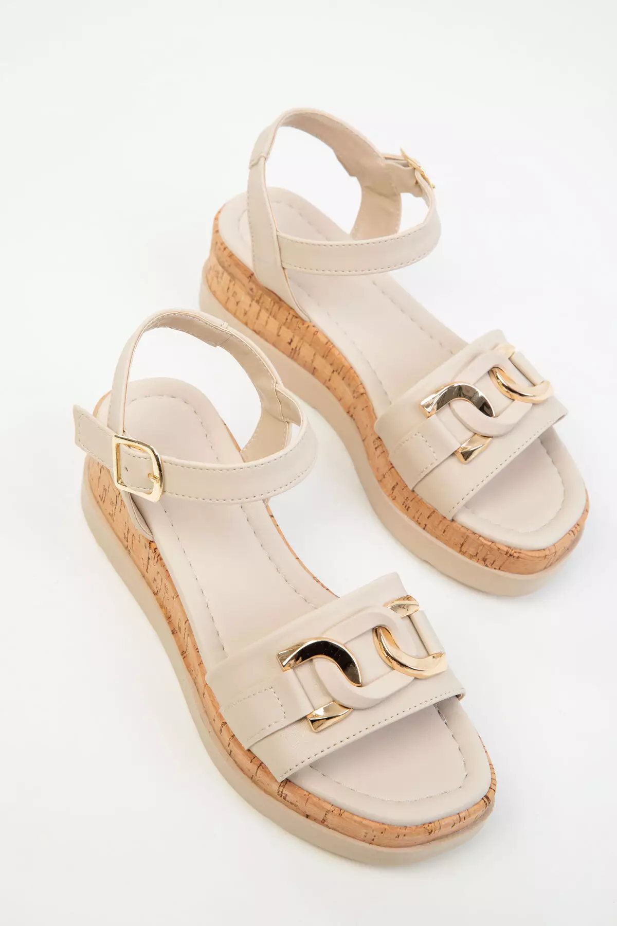 Beige Women's Sandals 20326
