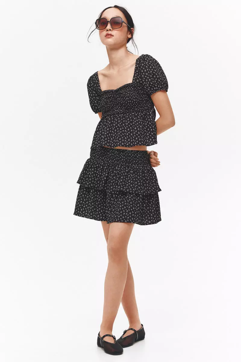 Tiered skort