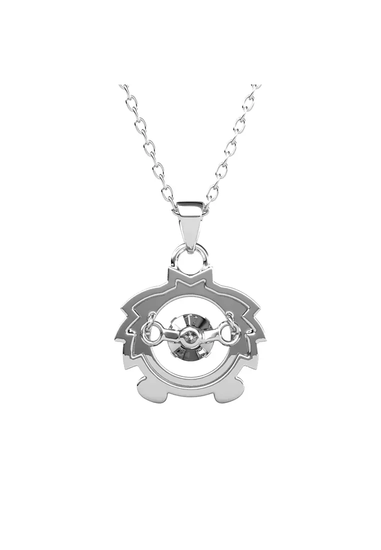 Dancing Horoscope Pendant Leo WG - Kalung Crystal Swarovski by Her Jewellery