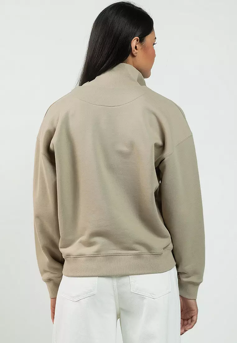 Baby Fox Half Zip Sweatshirt