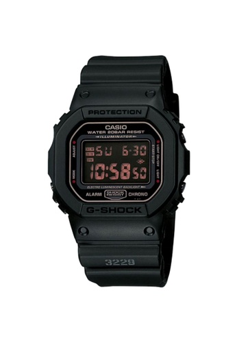 G-SHOCK black Casio G-Shock Men's Digital Watch DW-5600MS-1 Black Resin Band Sports Watch 5EC66AC2CD47E4GS_1