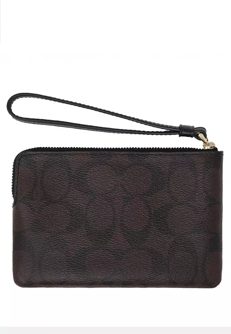 Coach 2 zipper store wristlet