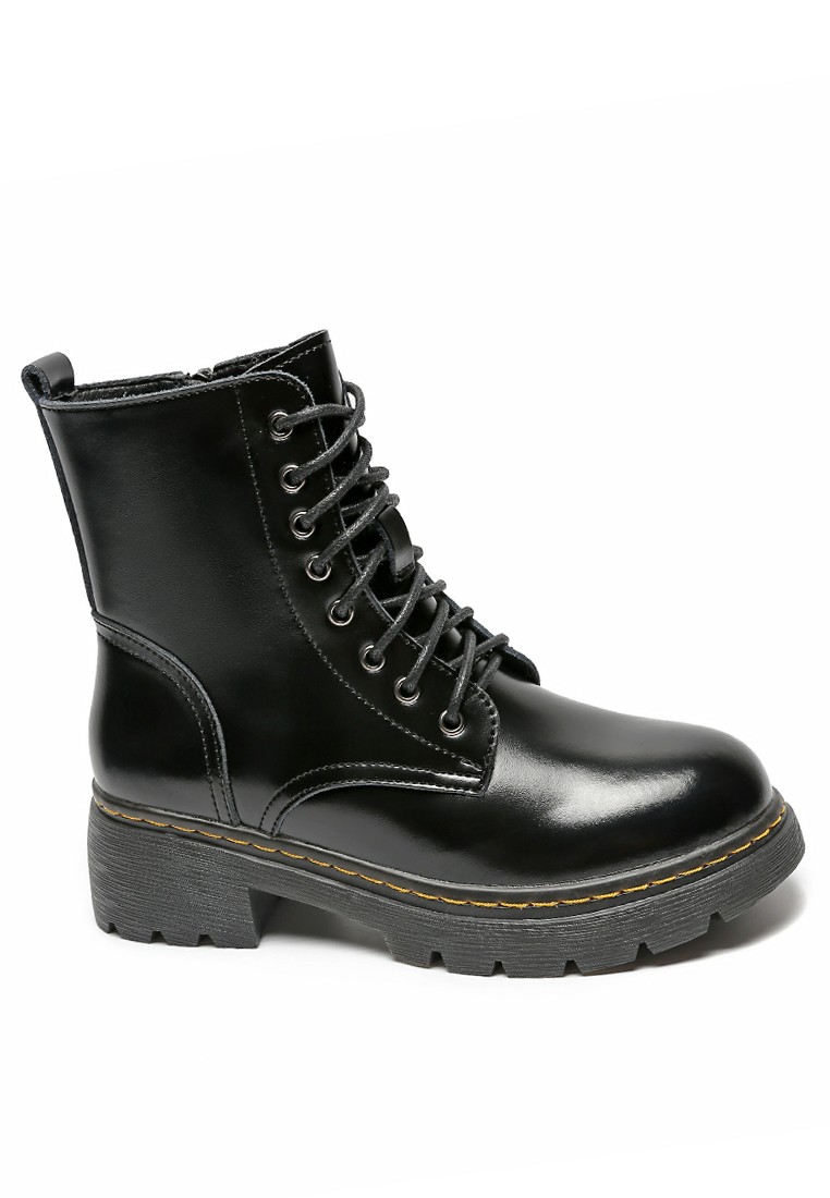 Platform Leather Martin Boots MZ85770
