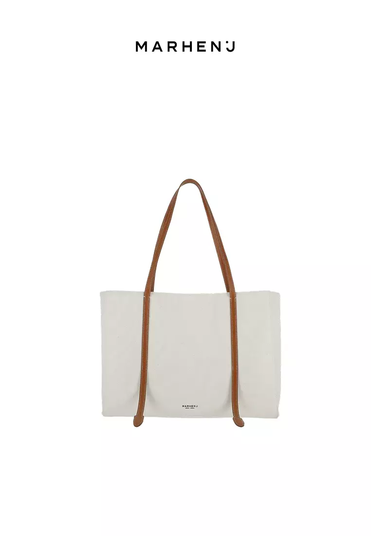 DAHLIA Canvas Shoulder Bag Ivory