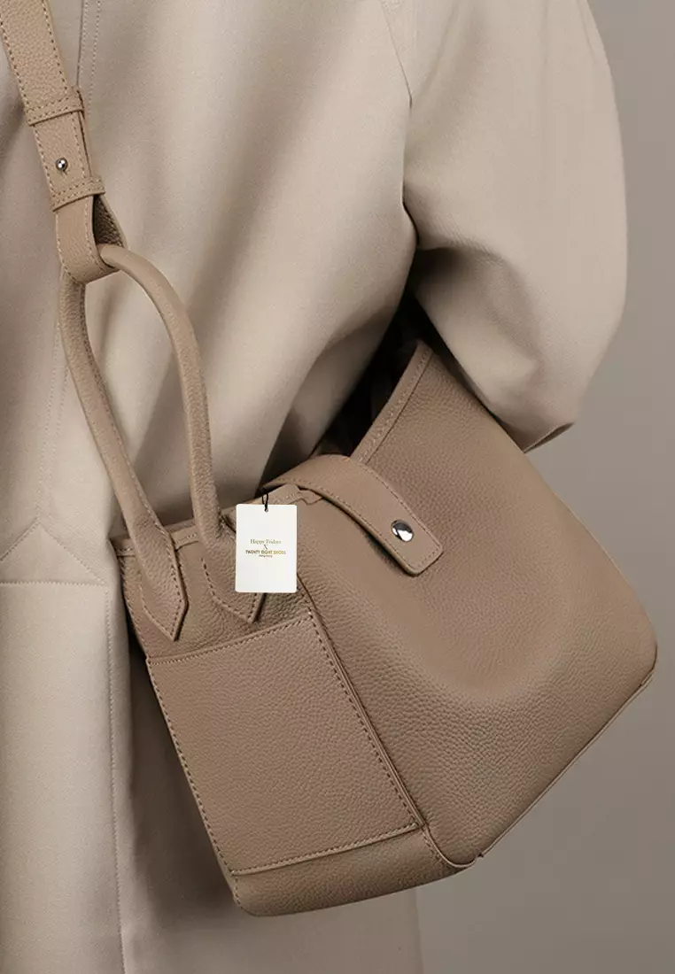 Office Leather Bucket Bag QSL2271