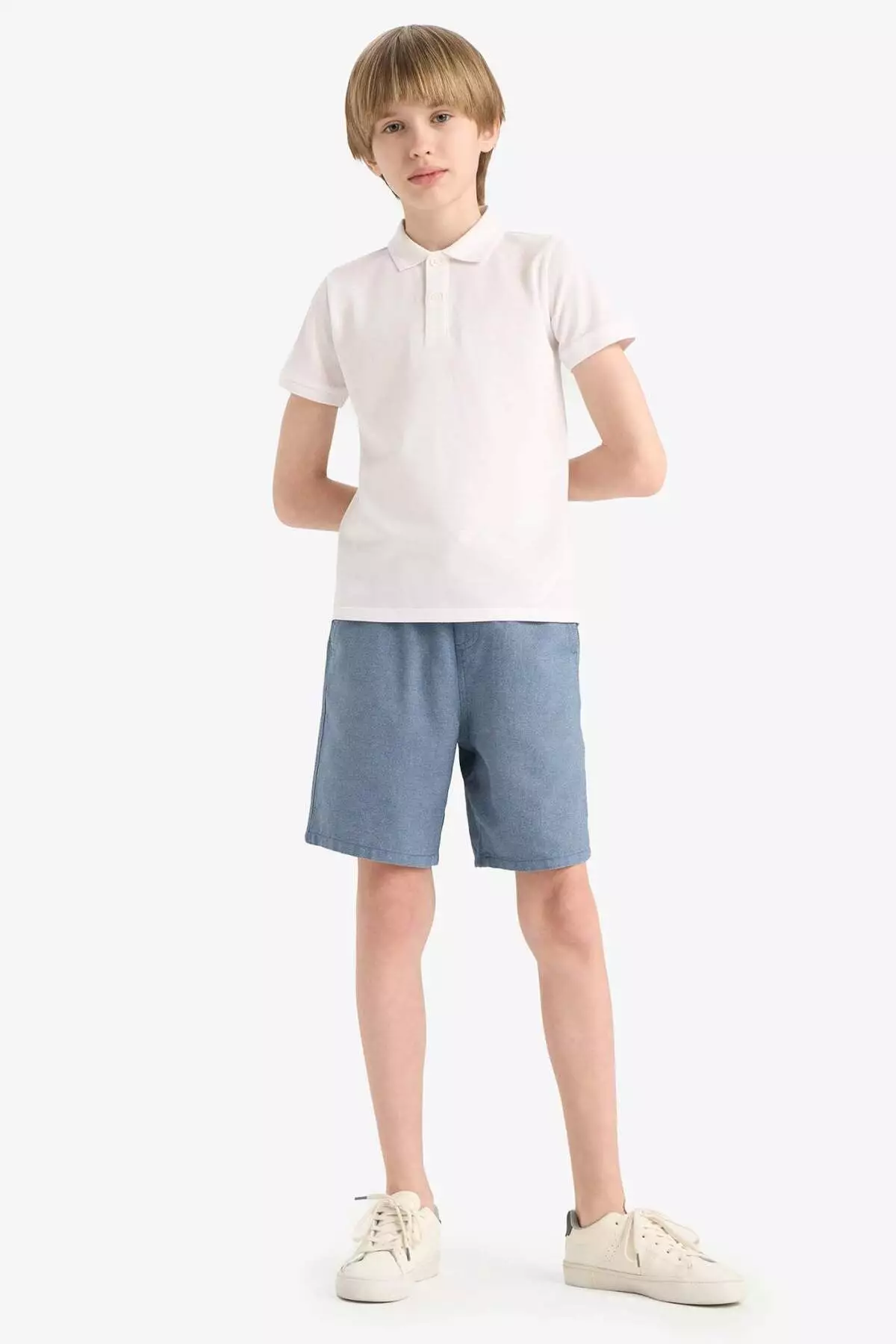Boy's Elastic Waist Shorts E3317A825Hs