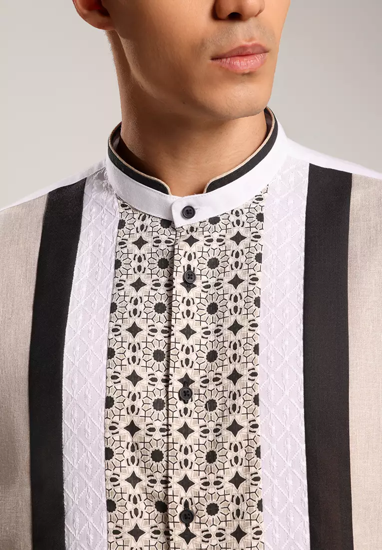 MOC Kemeja Koko Lengan Pendek Pria Ruwais - Khaki