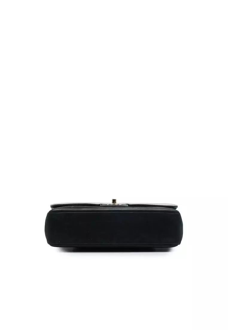 Pre-Loved Chanel Medium Classic Bicolor Caviar And Iridescent Calfskin Double Flap