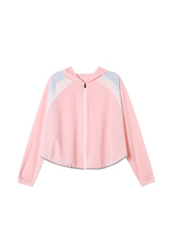 QuestChic white and pink and blue and multi Fae Anti UV Windbreaker Jacket 7210CAA3772603GS_1