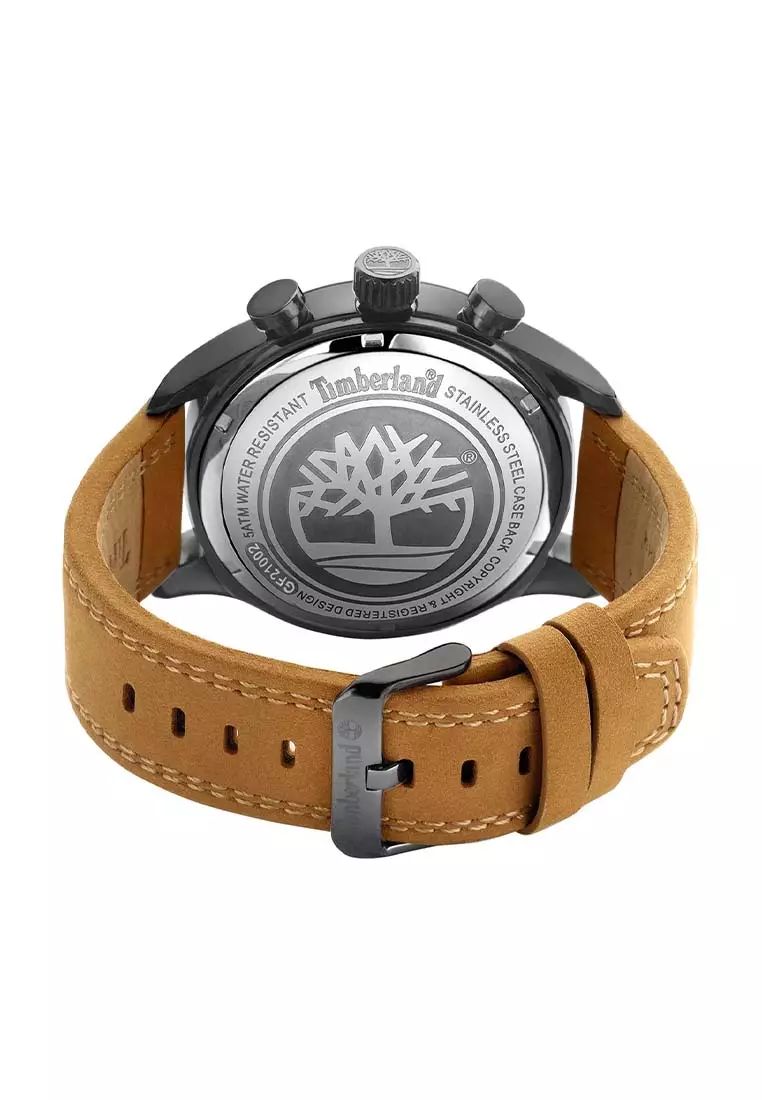 Men's Nickerson Brown Leather Analog Watch TBL-TDWGF2100202