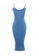 Trendyol blue 2-Piece Knit Cardigan & Midi Dress Set 1D22EAA95C231FGS_8