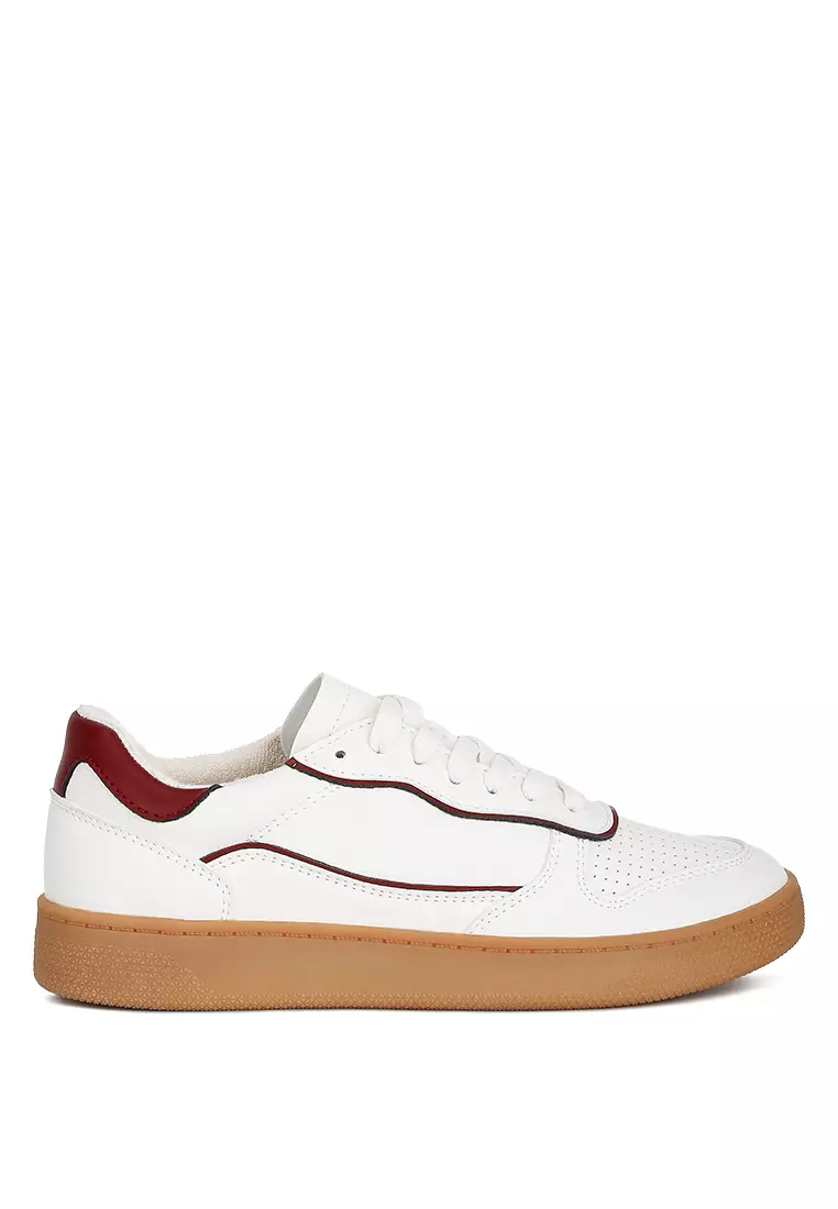 Discount on London Rag  shoes - SKU: White&Red Everyday Sneakers
