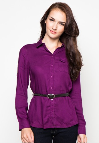 DEBORA Purple Shirt