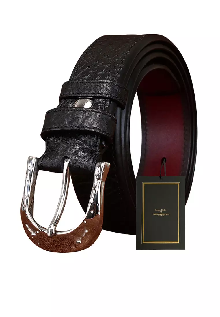 Buy Twenty Eight Shoes Thick Litchi Grain Leather Belt CP535 2024