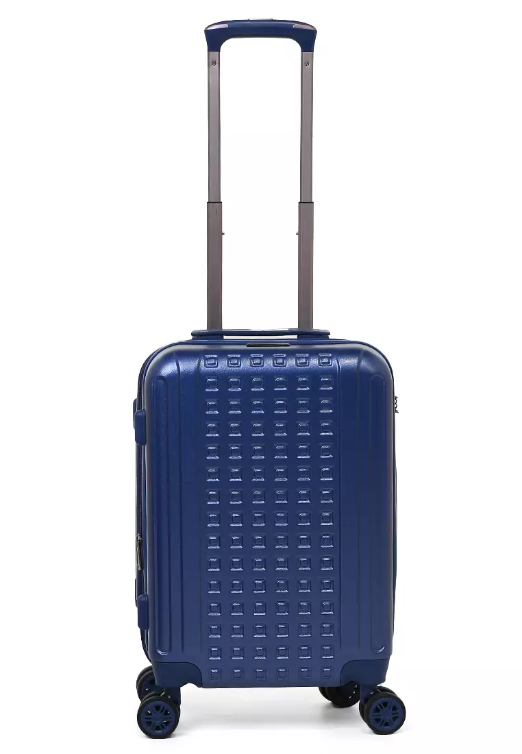 Carlton Koper Hardcase TSA Lock Unisex Size 20 Inch Suitcase Large Compartment Expander Zipper Material Polycarbonate ORIGINAL - Blue