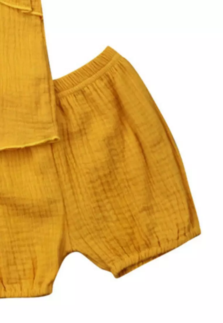 Elma Outfit Set - Mustard