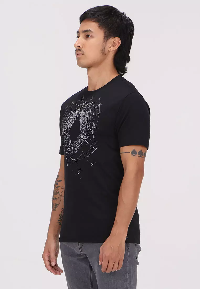 MSF CRACKED STONE SHORT SLEEVE TEE BLACK
