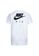 Nike white Nike Boy's Air Hook Short Sleeves Tee (4 - 7 Years) - White BF25CKA242FEA3GS_2