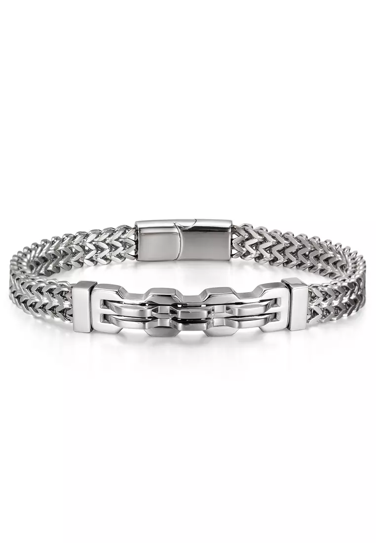 型男質感鈦鋼手鏈