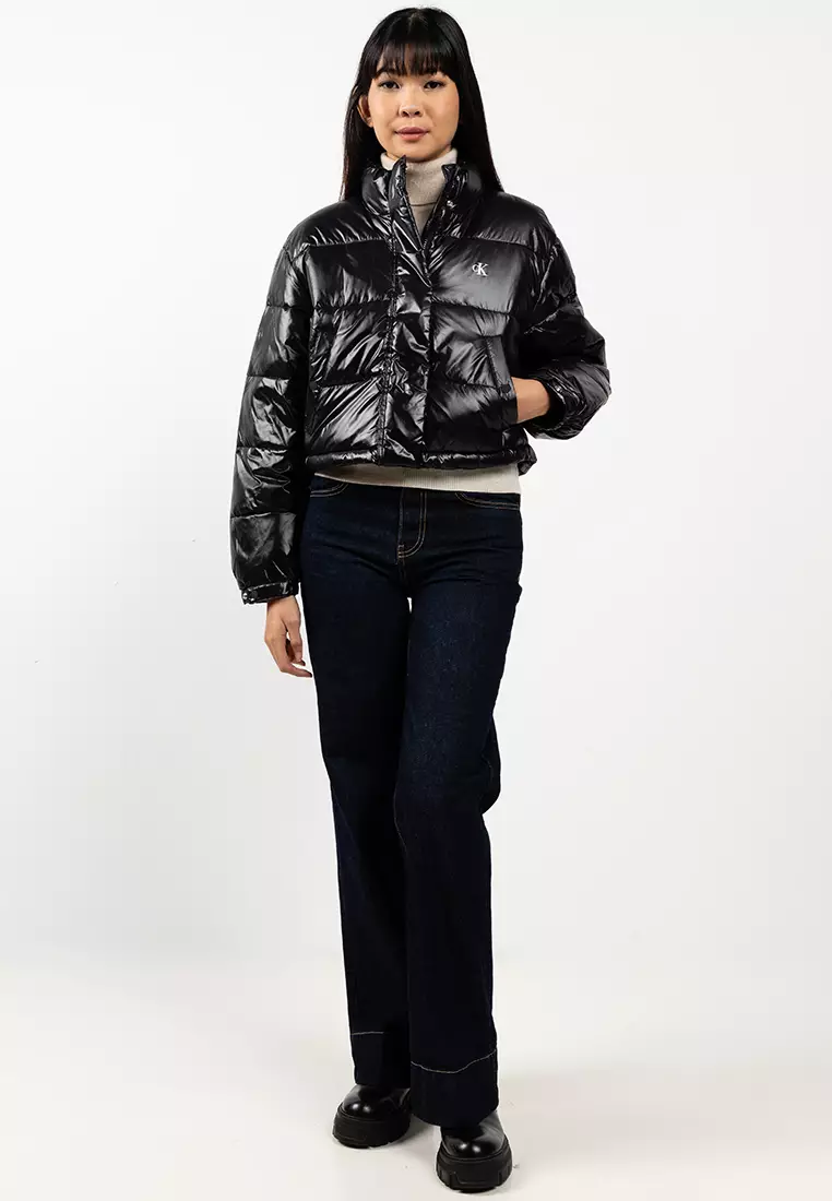 Shine Crop Puffer Jacket