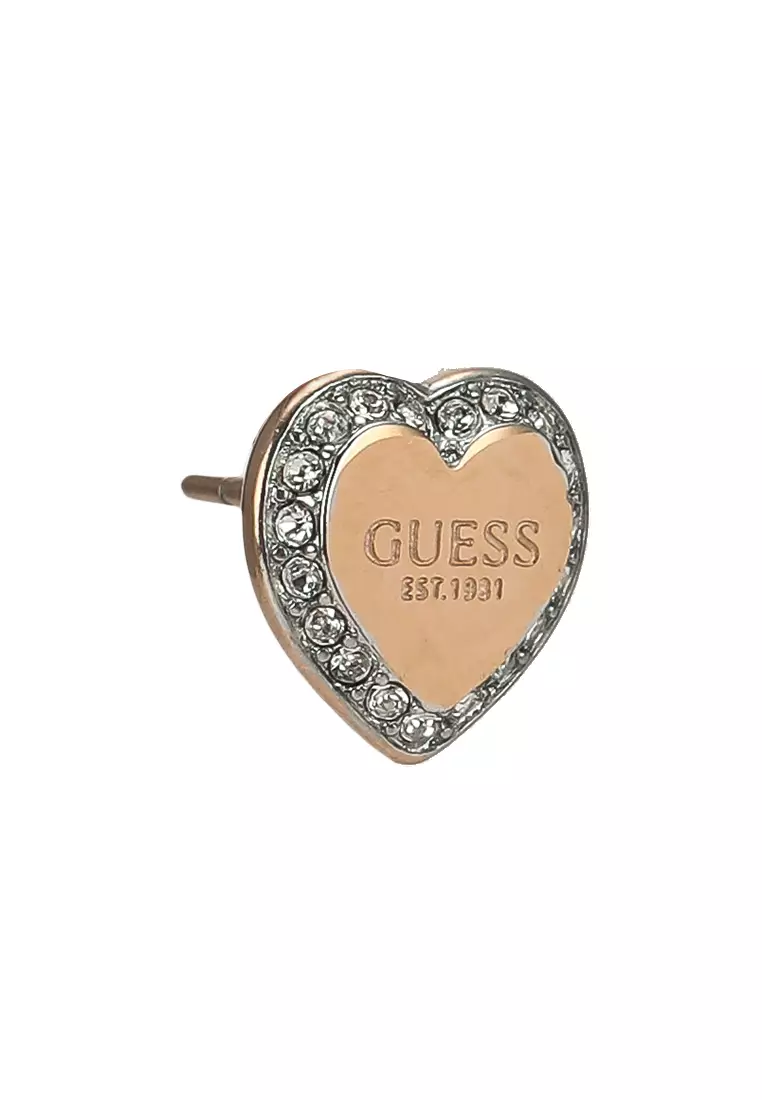 Guess love hot sale heart earrings