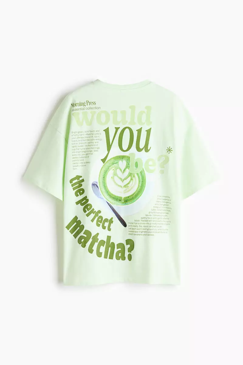 Oversized printed T-shirt