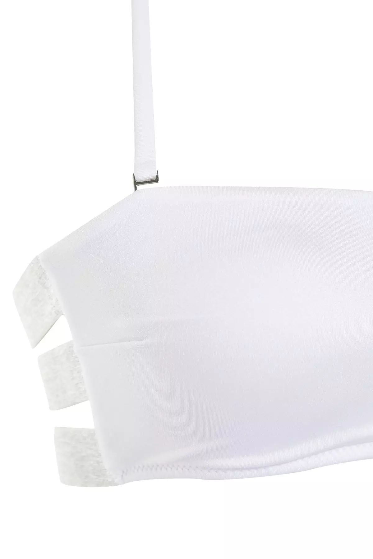 Trendyol White Strapless Bikini Tops With Plunging Back 2024