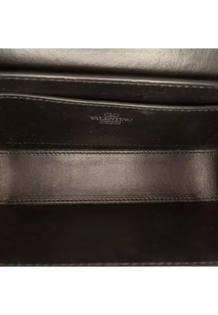 Pre-Loved Valentino Small Mirror Calfskin Rockstud23 Shoulder Bag