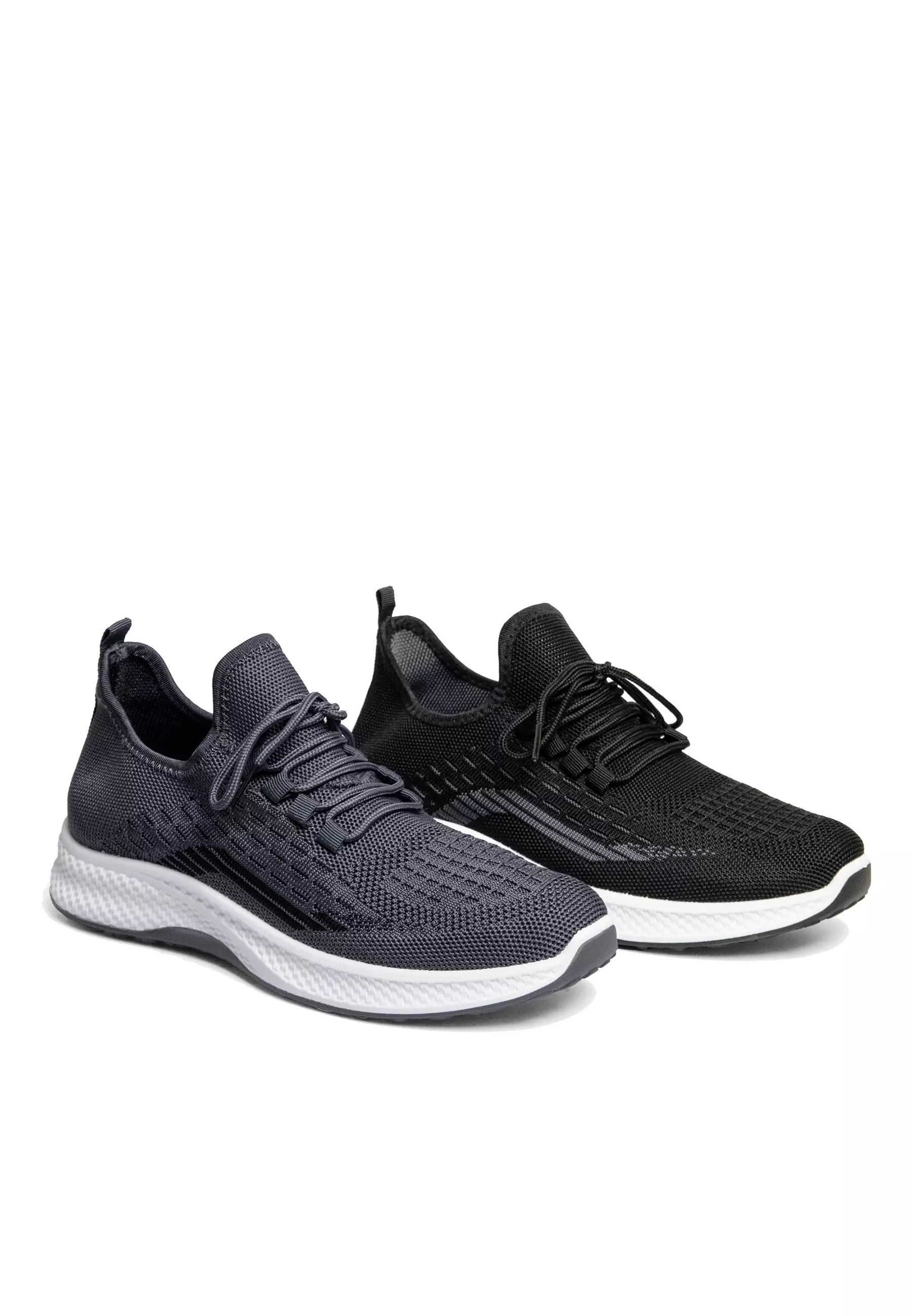 Dr. Kevin Sepatu Sport Pria Men Sneakers Sekolah Flyknit tali 889-085