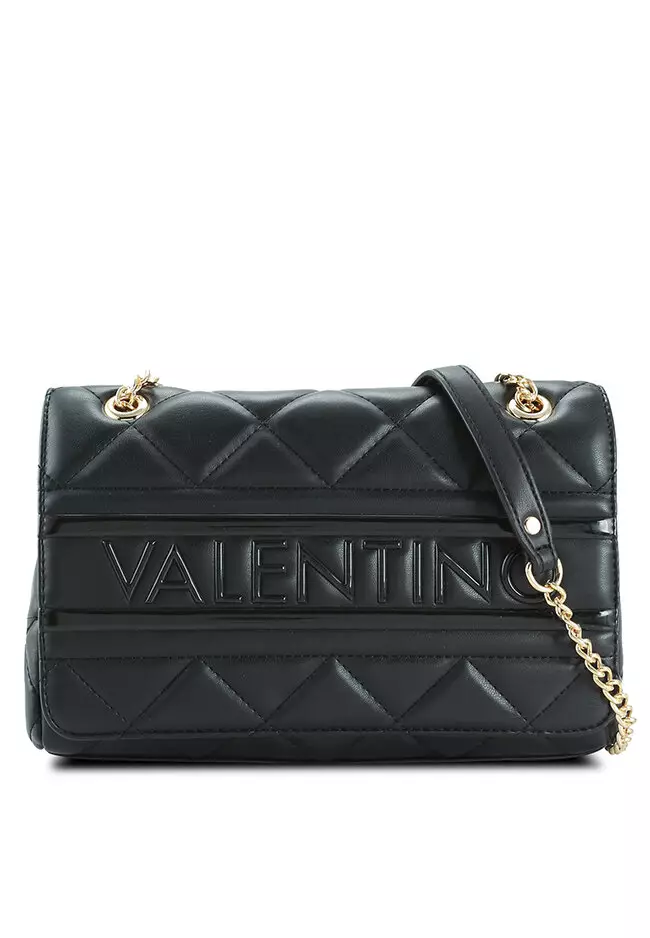 Valentino by Mario Valentino Florenced Chevron-Quilted Leather Shoulder Bag  on SALE