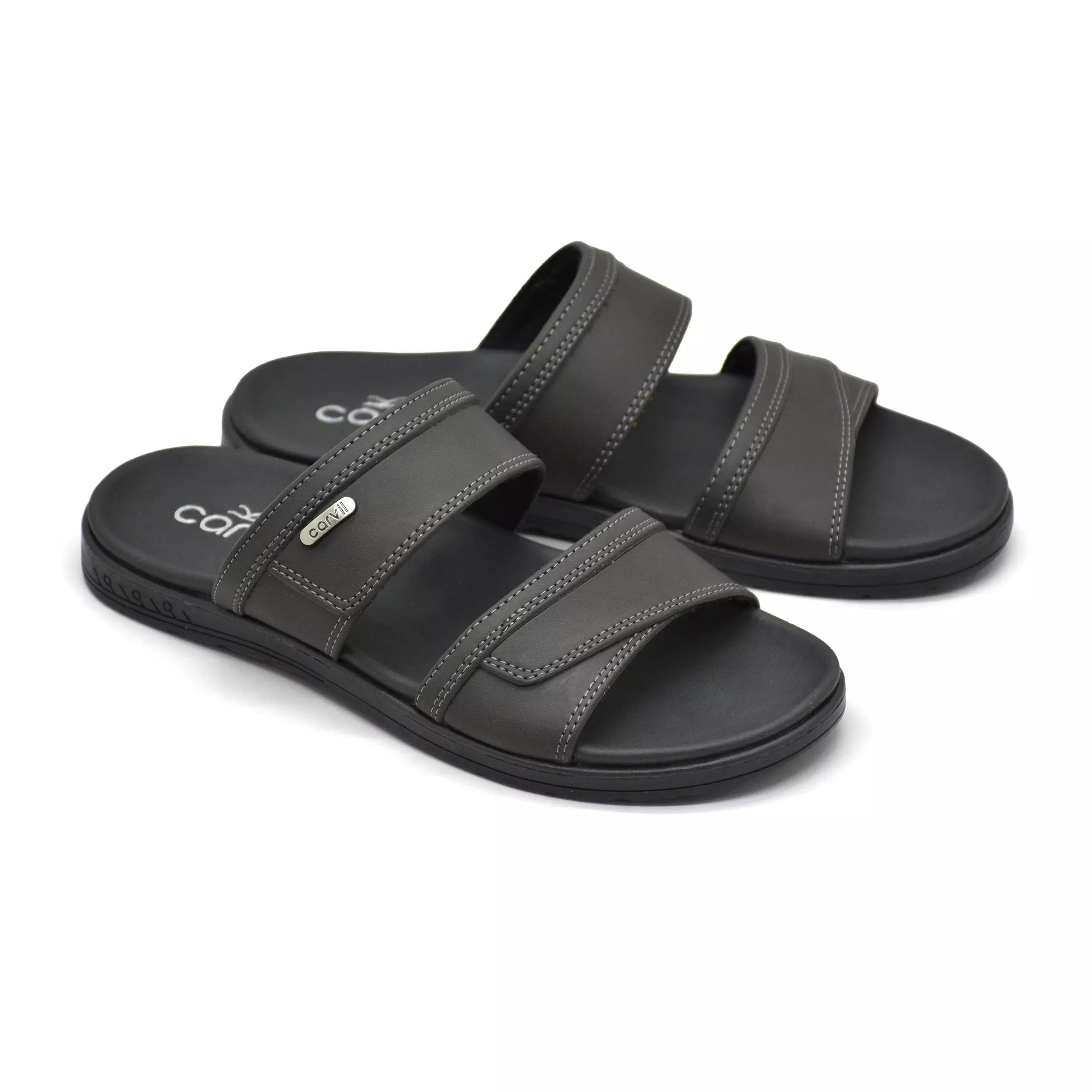 Carvil Sandal Pria Wigan-02 M Black
