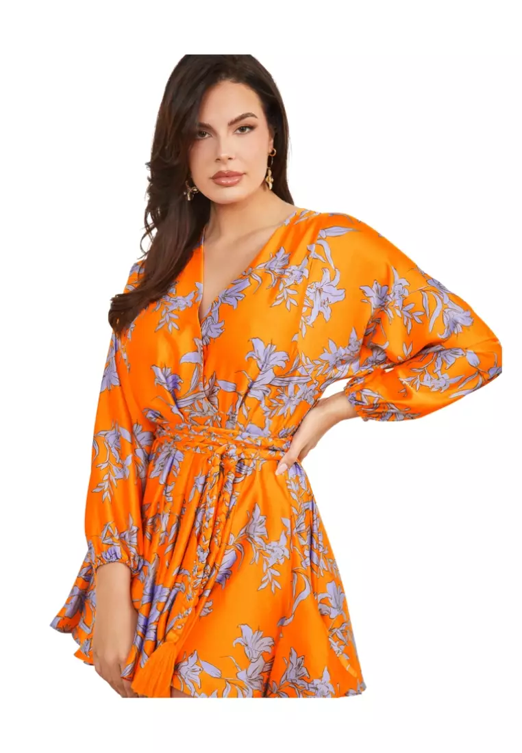 Buy Marciano MAYA SURPLICE DRESS Online | ZALORA Malaysia