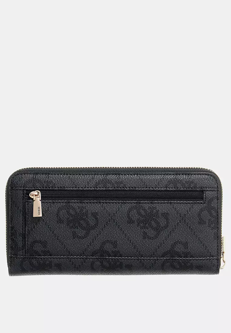 Janie Logo Large Zip Around Wallet