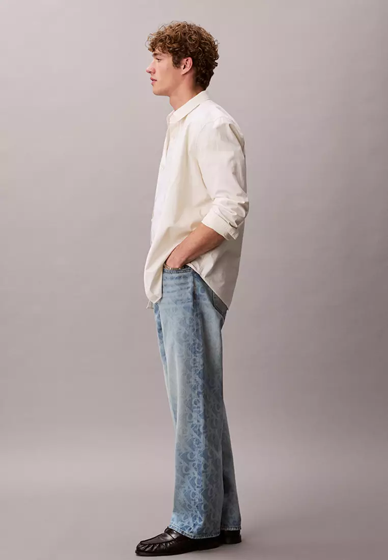 90年代直筒商標牛仔褲 - Calvin Klein Jeans