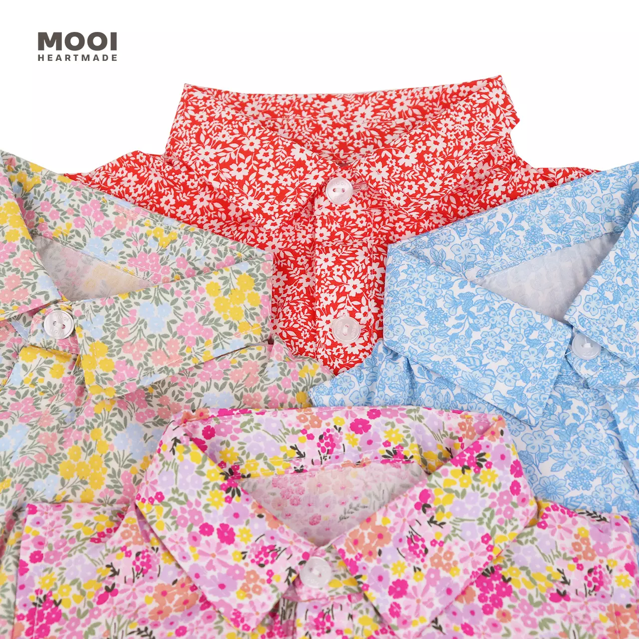 Mooi Setelan Anak Perempuan Monica Set - Pink Fushia