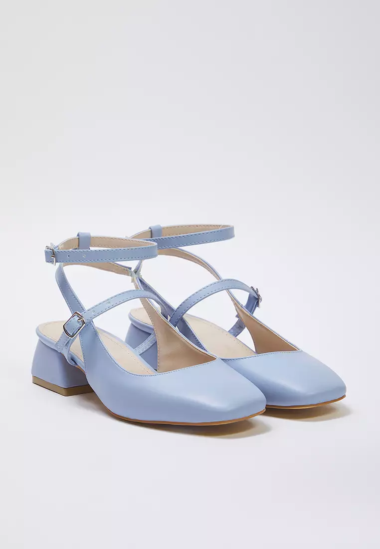 Mary Jane Square Toe Heels