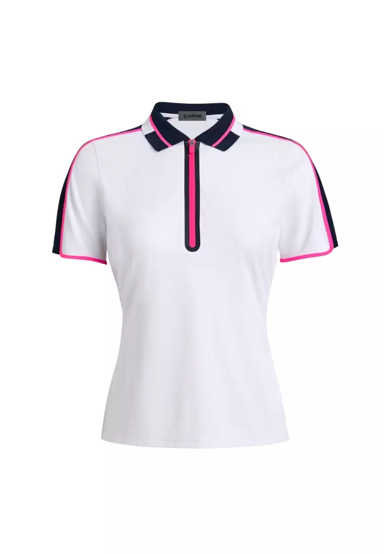 Women’s Contrast Panel Tech Piqué Polo