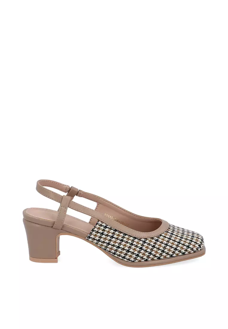 Discount on Carlo Rino  shoes - SKU: Medium Brown Vivara Slingback Heels