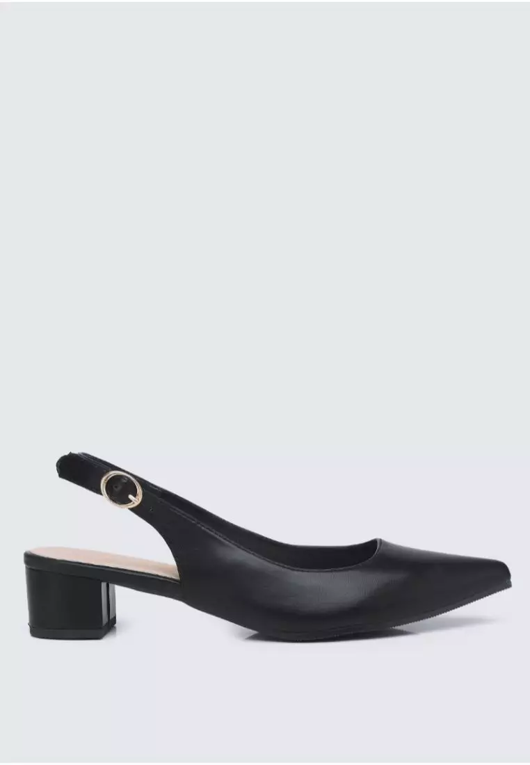 Discount on My Ballerine  shoes - SKU: My Ballerine - Valerie Comfy Heels In Black