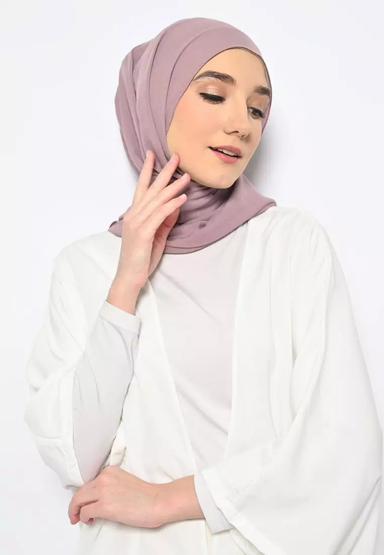 Pasmina Voal Gucci Jahit Tepi Taro