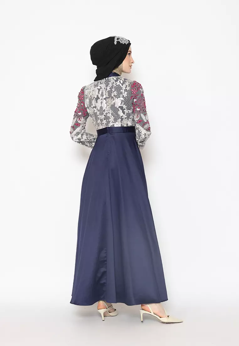 Bibiq Gamis Satin Organza