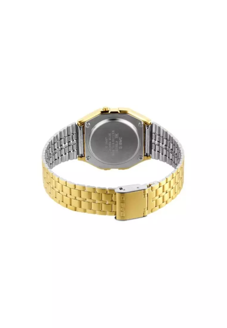 Men's Vintage A159WGEA-1 Gold tone Digital Watch