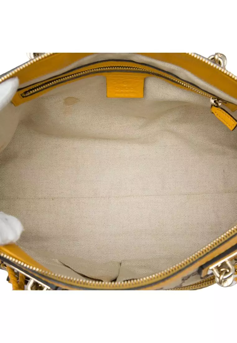 Pre-Loved Gucci Gg Canvas Bella Satchel
