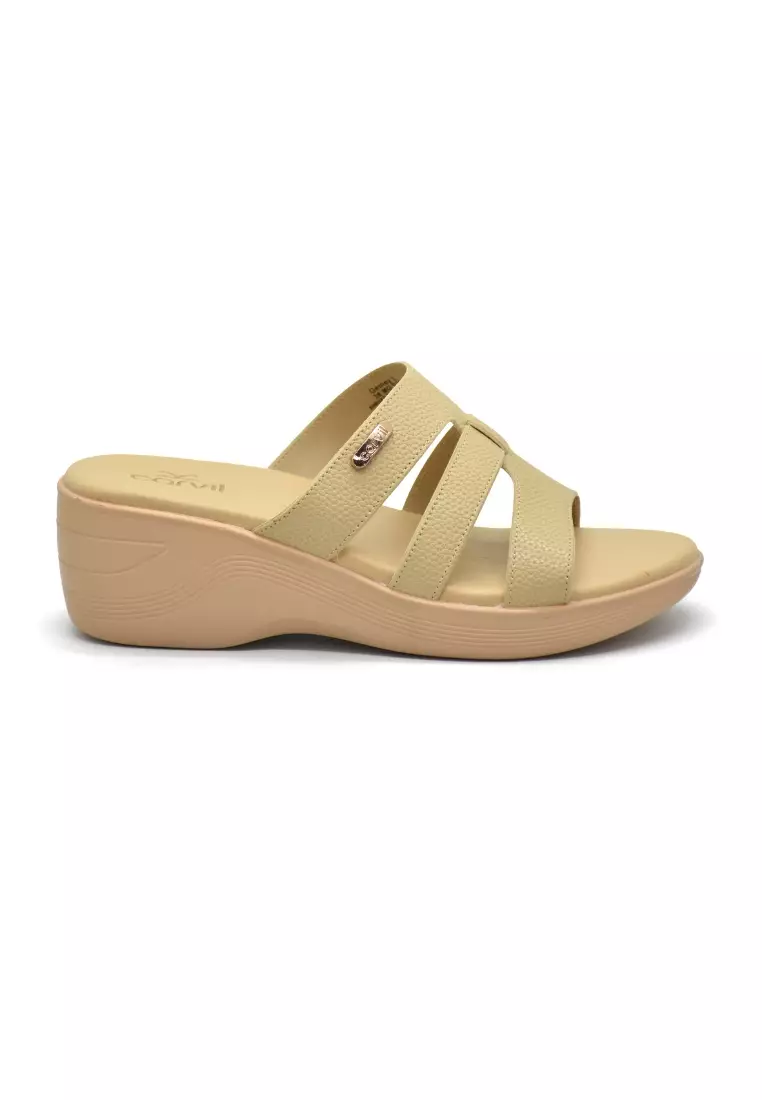 Carvil Sandal Wanita Gemoy-L Cream