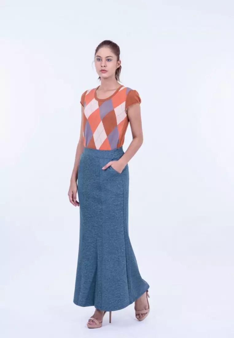 Buy Ladies Jeans Formal Office Long Skirt 2024 Online ZALORA